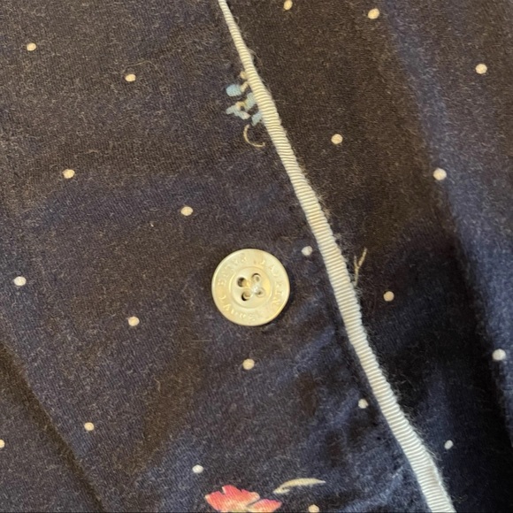 Lauren Ralph Lauren 2pc Flannel Pajama Set Green Label Plaid Crest Size 1X - Picture 4 of 10